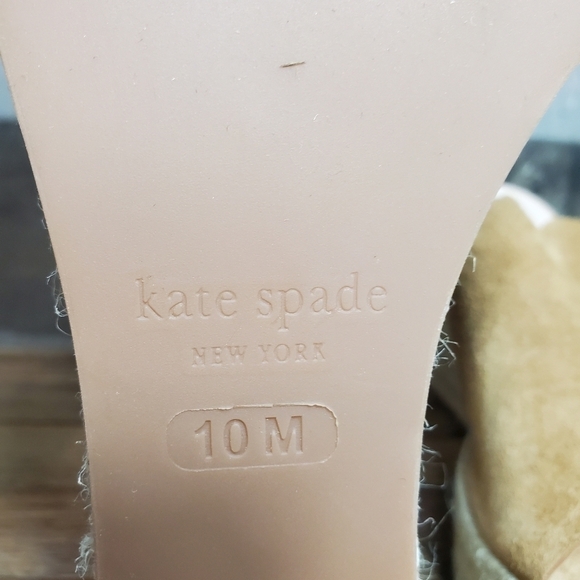 New Kate Spade Toby Espadrille Wedge Sandal